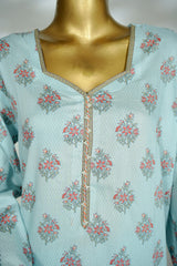 Bin Saeed Stitched 3 Piece Exclusive Printed Lawn Vol-16 Suit-LSM-3384-FEROZI