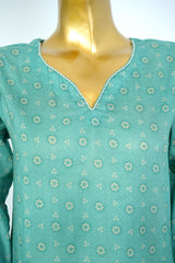Bin Saeed Stitched 3 Piece Exclusive Printed Lawn Vol-17 Suit-LSM-3410-GREEN