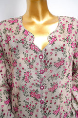Bin Saeed Stitched 3 Piece Exclusive Printed Lawn Vol-18 Suit-LSM-3462-SKIN