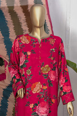 HZ Unstitched 3 Piece Wintry Linen Suit-LWP-1130