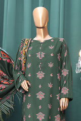 Linen Wintry By HZ Unstitched 3 Piece Linen With Shawl Suit-LWS-1137