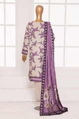 Linen Wintry By HZ Unstitched 3 Piece Printed Linen Vol-02 Suit-LWS-1151