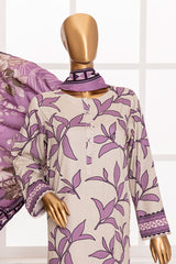 Linen Wintry By HZ Unstitched 3 Piece Printed Linen Vol-02 Suit-LWS-1151