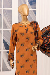 Linen Wintry By HZ Unstitched 3 Piece Printed Linen Vol-02 Suit-LWS-1152