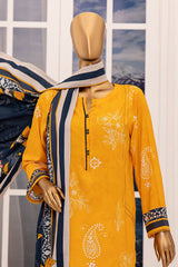 Linen Wintry By HZ Unstitched 3 Piece Printed Linen Vol-02 Suit-LWS-1161