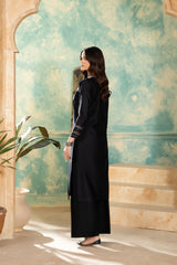 Monochrome By Inara Stitched 3 Piece Winter Suit-LAAIB DR-04
