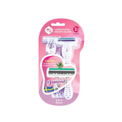 Rivaj-Ladies Extra Smooth Diamond Razor (Pack of 4)