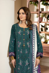 Justuju By Inara Stitched 3 Piece Winter Suit-LAILA DR-01