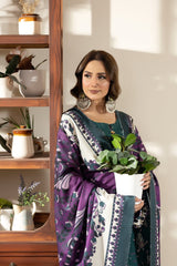 Justuju By Inara Stitched 3 Piece Winter Suit-LAILA DR-01