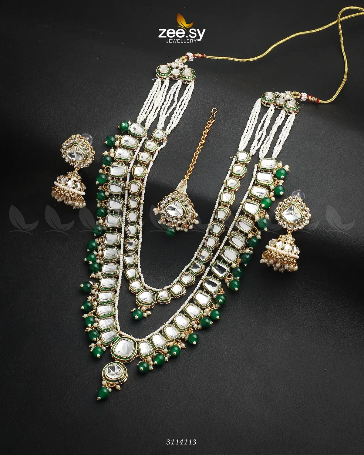 Larkspur Malla Green - Zeesy Jewellery