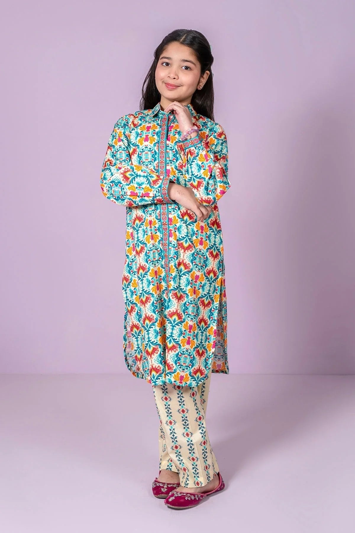 Shop stitched lawn dresses for girls with new design styles. Lightweight, breathable fabric outfits perfect for summer wear