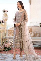 Meeral Unstitched 3 Piece Luxury Formals Pret Collection'2025-Meeral - Mahjabeen - MB-04 - Meeral Luxe