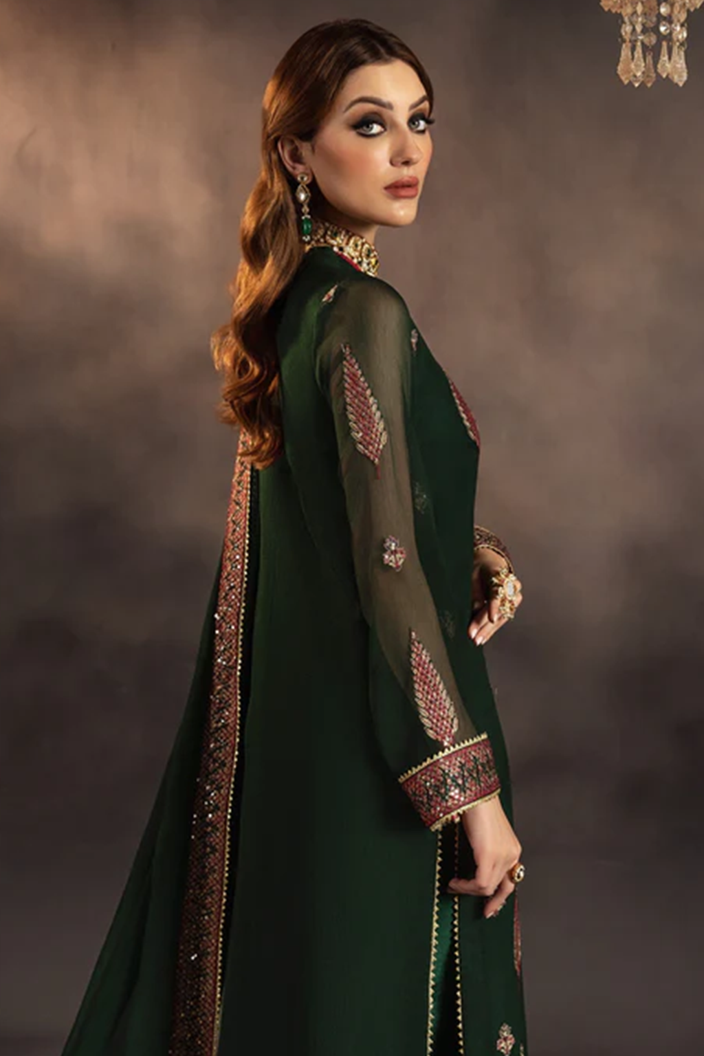 Meeral Stitched 3 Piece Luxury Formals Pret Collection'2025-Azra - Meeral Luxe