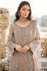 Meeral Unstitched 3 Piece Luxury Formals Pret Collection'2025-Meeral - Mahjabeen - MB-04 - Meeral Luxe