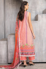 Azalea By Roheenaz Unstitched 3 Piece Printed Lawn Suit-RNZ-04-A-Radiant Rose