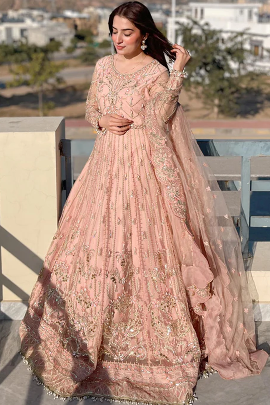 Meeral Unstitched 3 Piece Luxury Formals Pret Collection'2025-Meeral - ML-LUX22V2-5 Dilara - Meeral Luxe