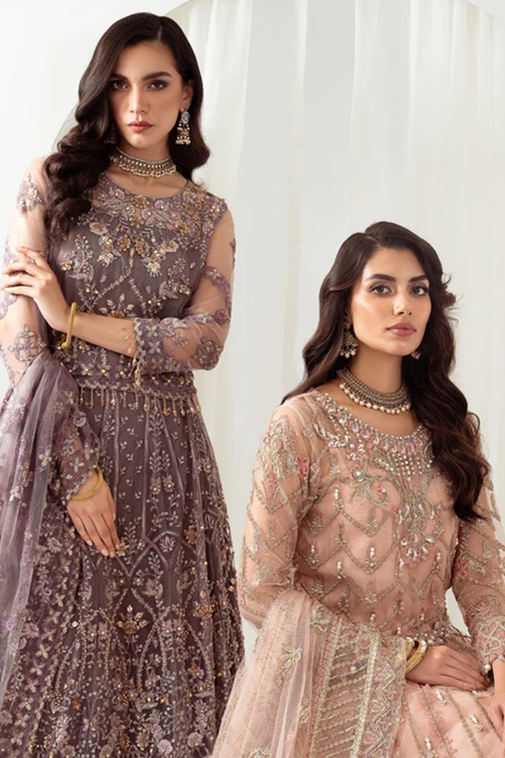 Meeral Unstitched 3 Piece Luxury Formals Pret Collection'2025-Meeral - ML-LUX22V2-5 Dilara - Meeral Luxe
