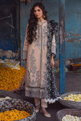 Sahakari By Sahane Unstitched 3 Piece Luxury Lawn Suit-CT-10009-Ghazal