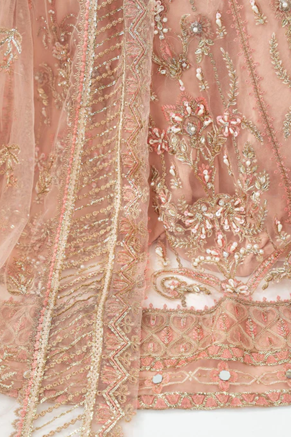 Meeral Unstitched 3 Piece Luxury Formals Pret Collection'2025-Meeral - ML-LUX22V2-5 Dilara - Meeral Luxe