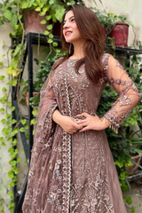 Meeral Unstitched 3 Piece Luxury Formals Pret Collection'2025-Meeral - ML-LUX22V2-30 Raya - Meeral Luxe