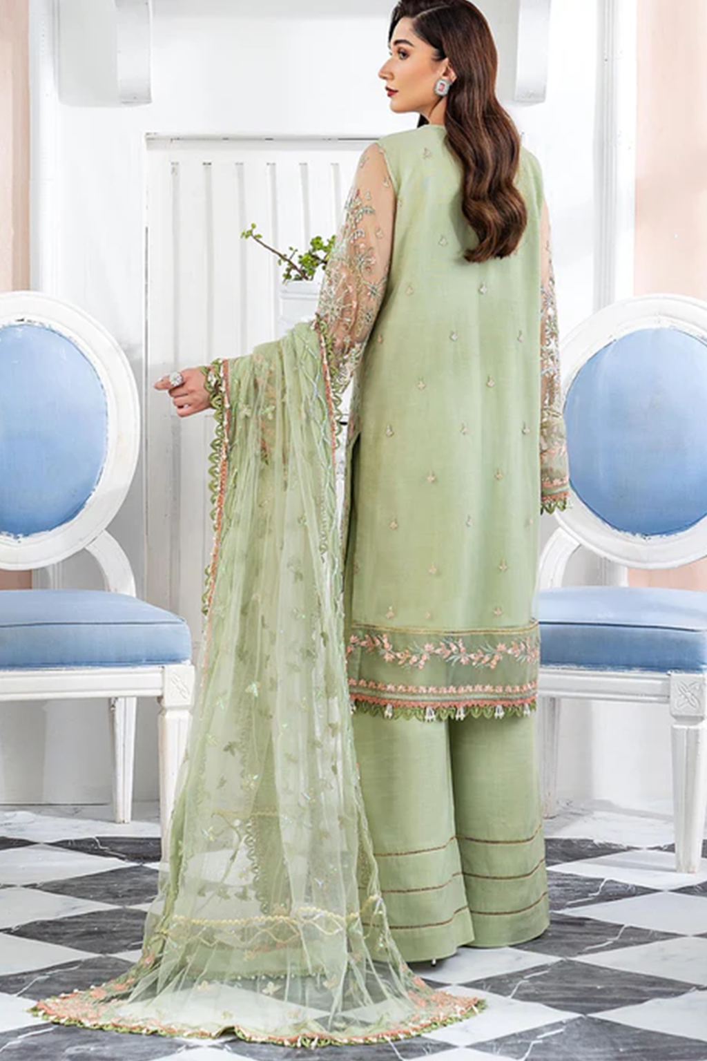Meeral Unstitched 3 Piece Luxury Formals Pret Collection'2025-Meeral - Calina - Meeral Luxe