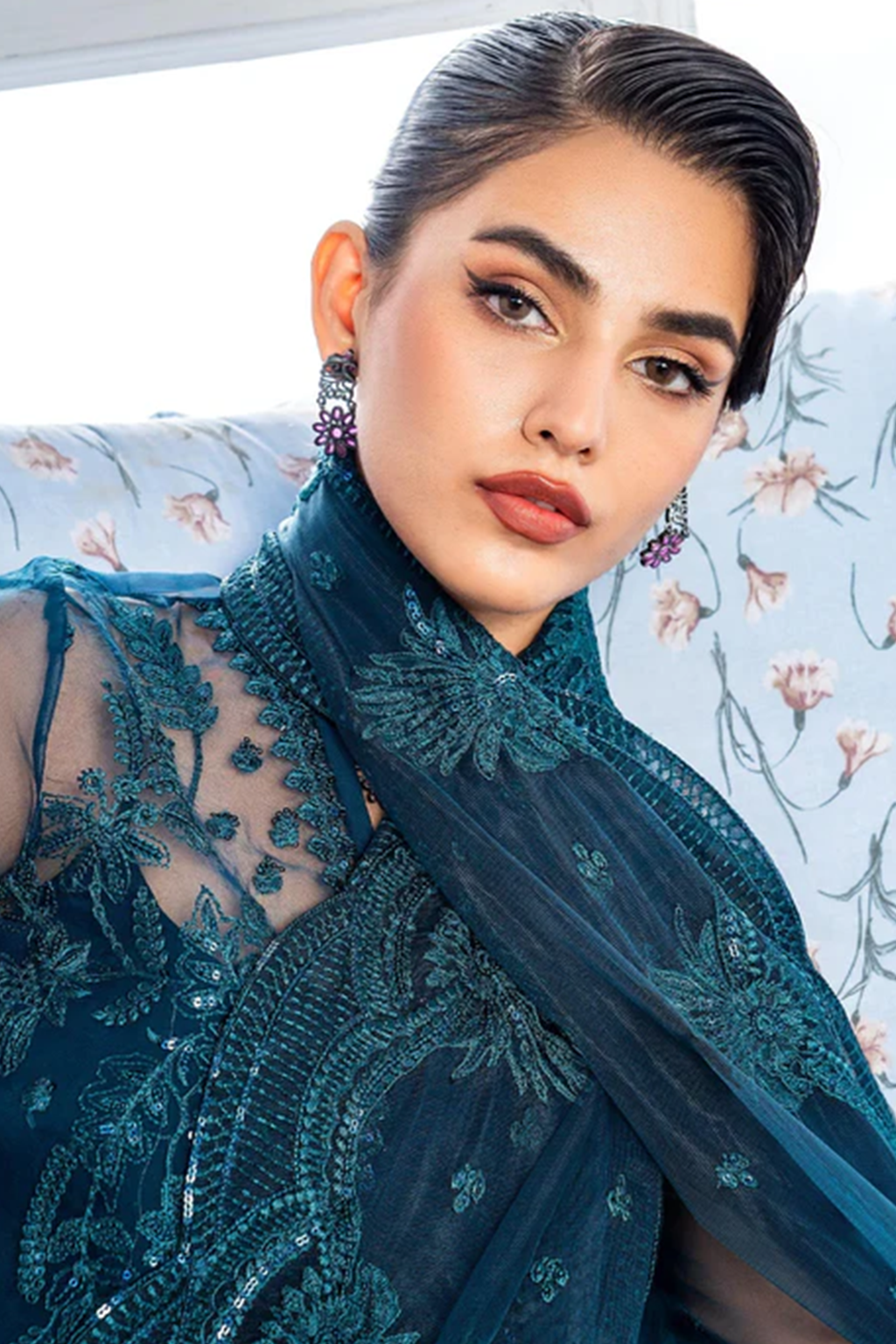 Meeral Unstitched 3 Piece Luxury Formals Pret Collection'2025-Meeral - Nilofer - Meeral Luxe