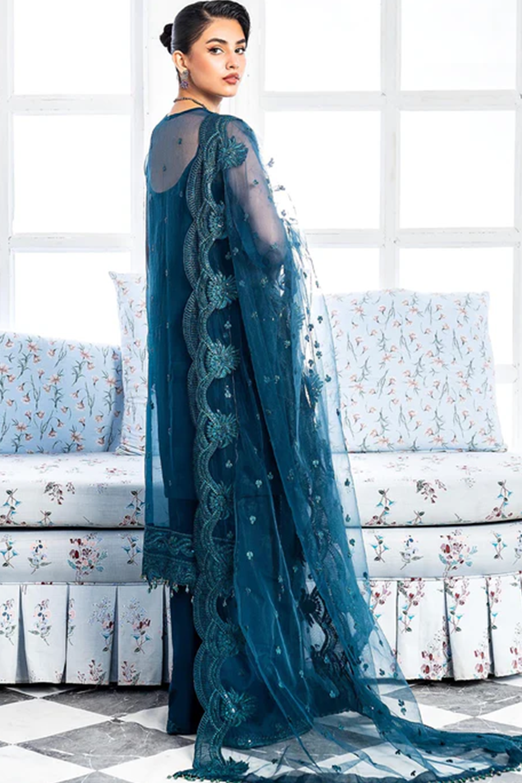 Meeral Unstitched 3 Piece Luxury Formals Pret Collection'2025-Meeral - Nilofer - Meeral Luxe