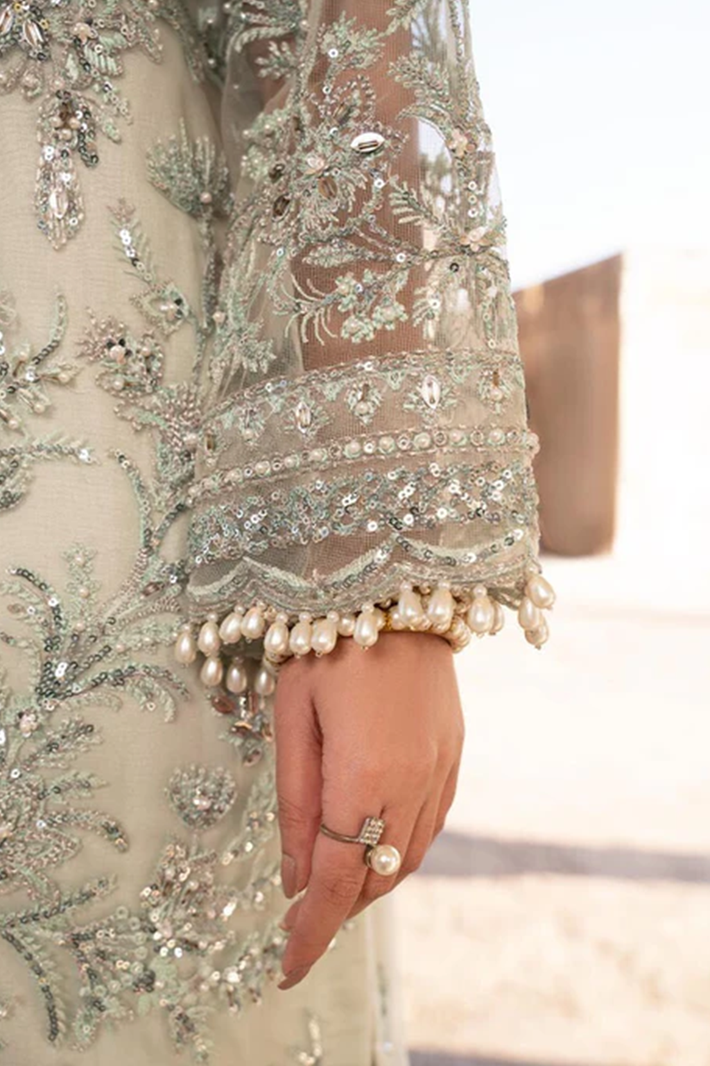 Meeral Unstitched 3 Piece Luxury Formals Pret Collection'2025-Meeral - Sifa - Meeral Luxe