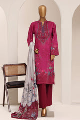 Sada Bahar Stitched 3 Piece Printed Lawn Vol-13 Suit-PR-1162-Magenta