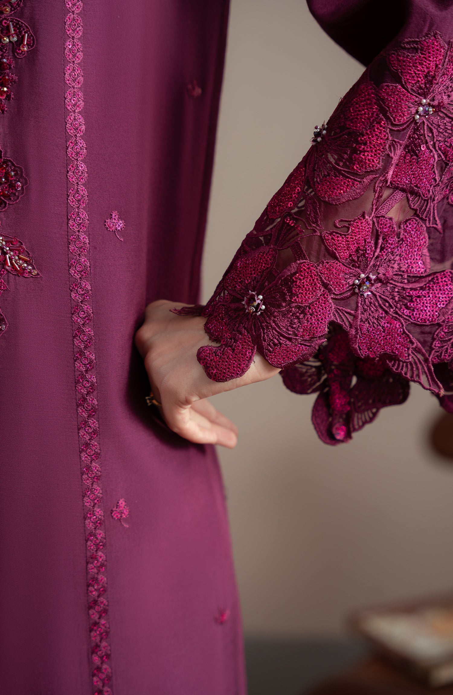 Elvin By Fabiha Fatima Unstitched 3 Piece Formals Collection'2025-Lazel
