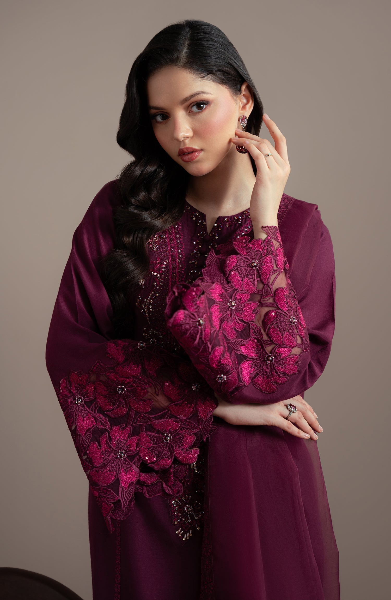 Elvin By Fabiha Fatima Unstitched 3 Piece Formals Collection'2025-Lazel