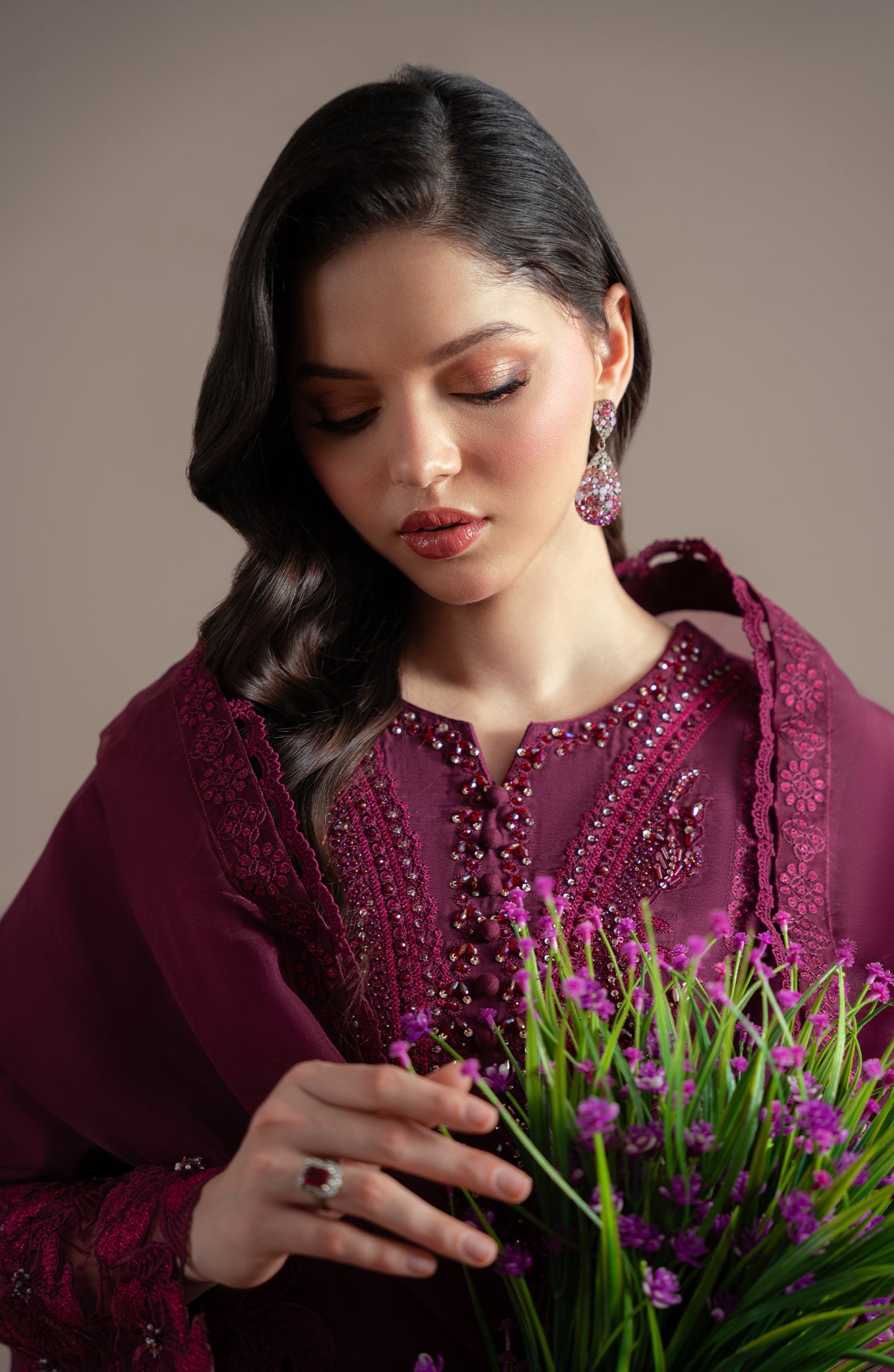 Elvin By Fabiha Fatima Unstitched 3 Piece Formals Collection'2025-Lazel