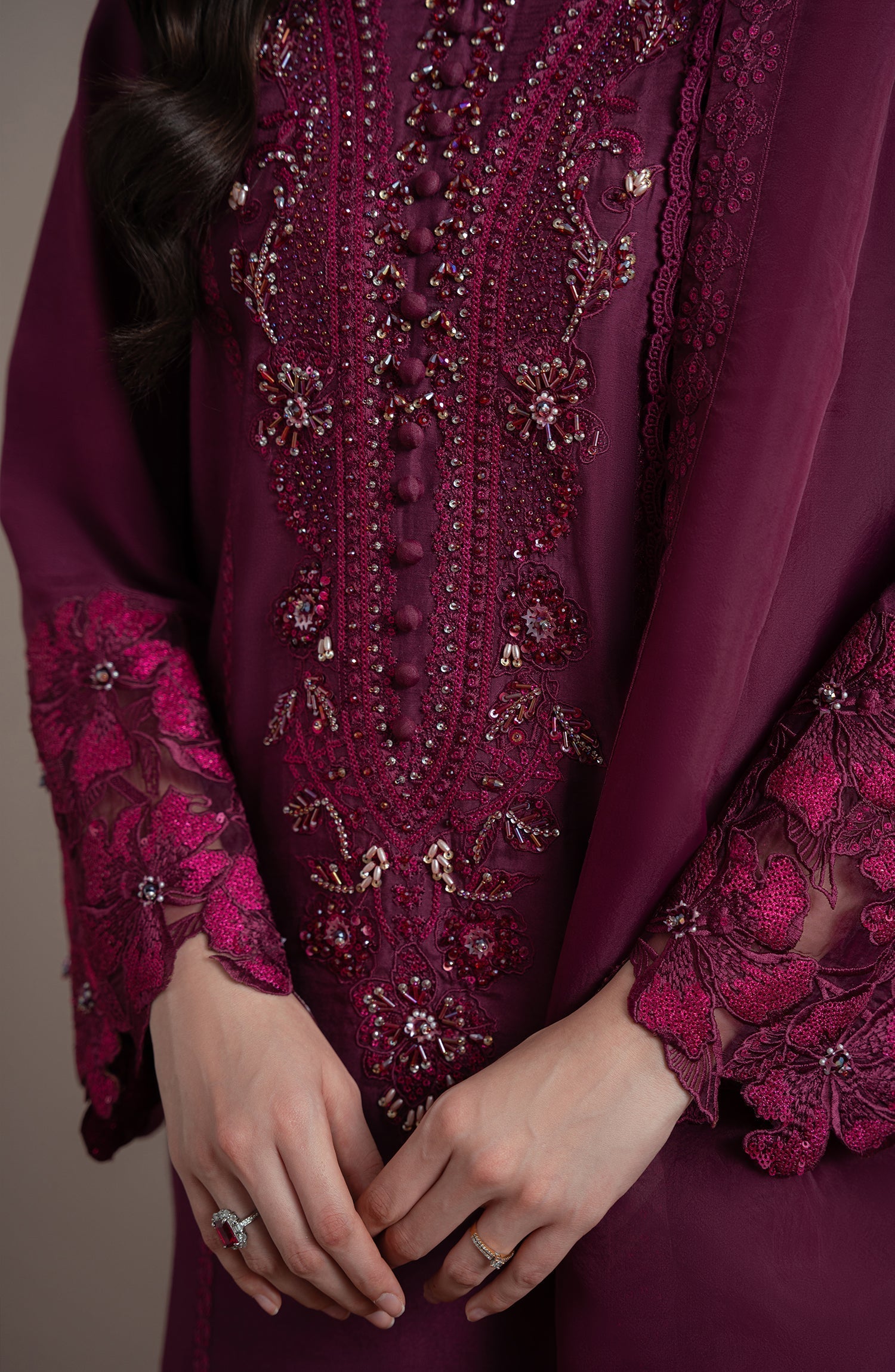 Elvin By Fabiha Fatima Unstitched 3 Piece Formals Collection'2025-Lazel