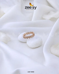 Leaf Ring 18 - Zeesy Jewellery