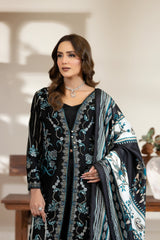 Justuju By Inara Stitched 3 Piece Winter Suit-LEHAAR DR-02