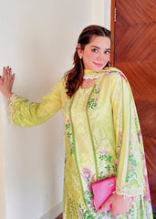 Sardinia Unstitched 3 Piece Lawn Collection-Lemon Spritz - Fariha Asghar