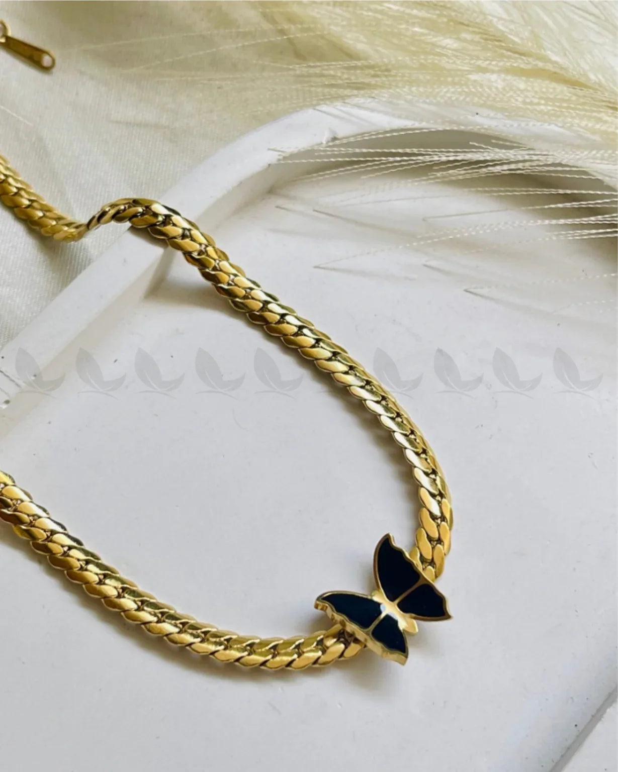 Lumen Chain Golden Black - Zeesy Jewellery