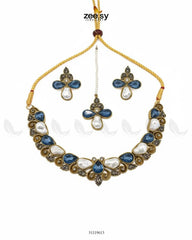 Luminary Gold Toned Necklace Set - Zeesy Jewellery