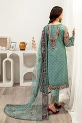 Minhal by Ramsha Unstitched 3 Piece Formals Vol-10 Suit-M-1001