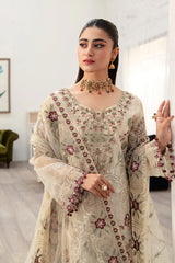 Minhal by Ramsha Unstitched 3 Piece Formals Vol-10 Suit-M-1004