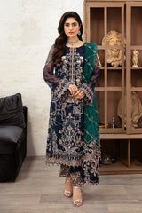 Minhal by Ramsha Unstitched 3 Piece Formals Vol-10 Suit-M-1009