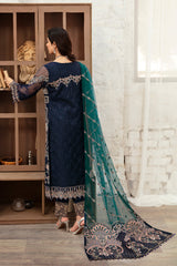 Minhal by Ramsha Unstitched 3 Piece Formals Vol-10 Suit-M-1009