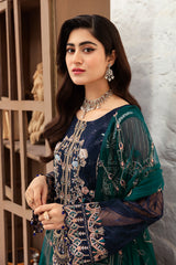 Minhal by Ramsha Unstitched 3 Piece Formals Vol-10 Suit-M-1009