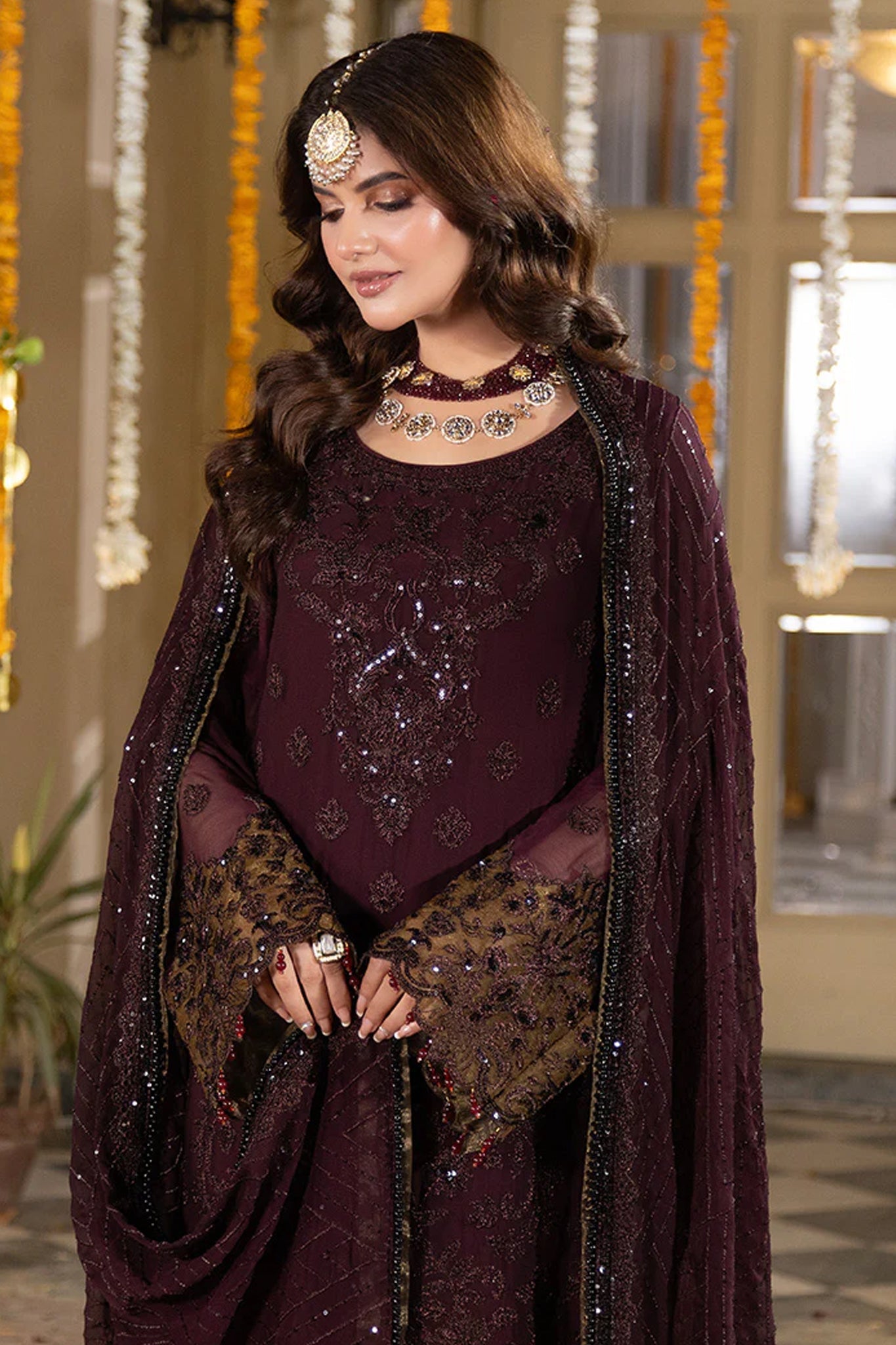 Shagun By Imrozia Serene Unstitched 3 Piece Luxury Formals Collection'2025-M-106-Mahveen
