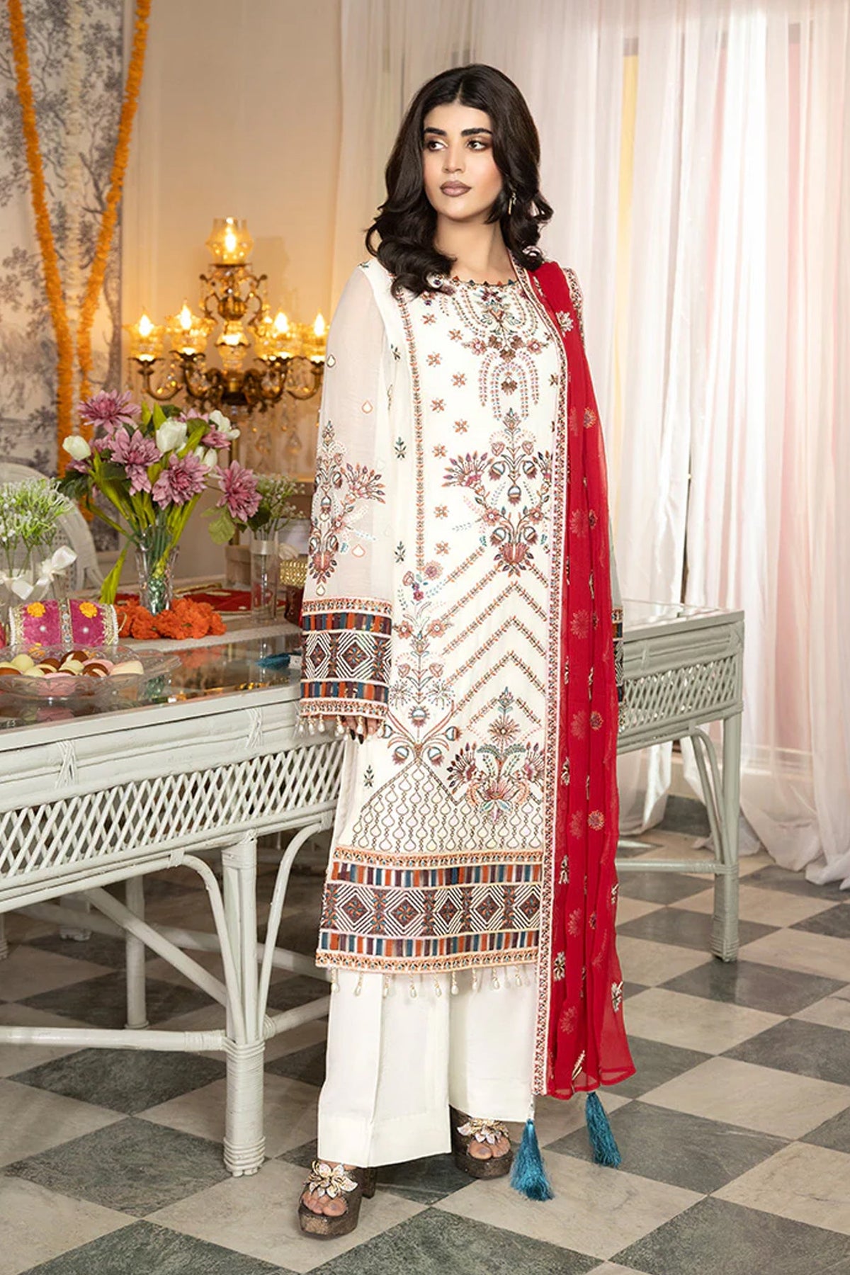 Shagun By Imrozia Serene Unstitched 3 Piece Luxury Formals Collection'2025-M-108-Zerine