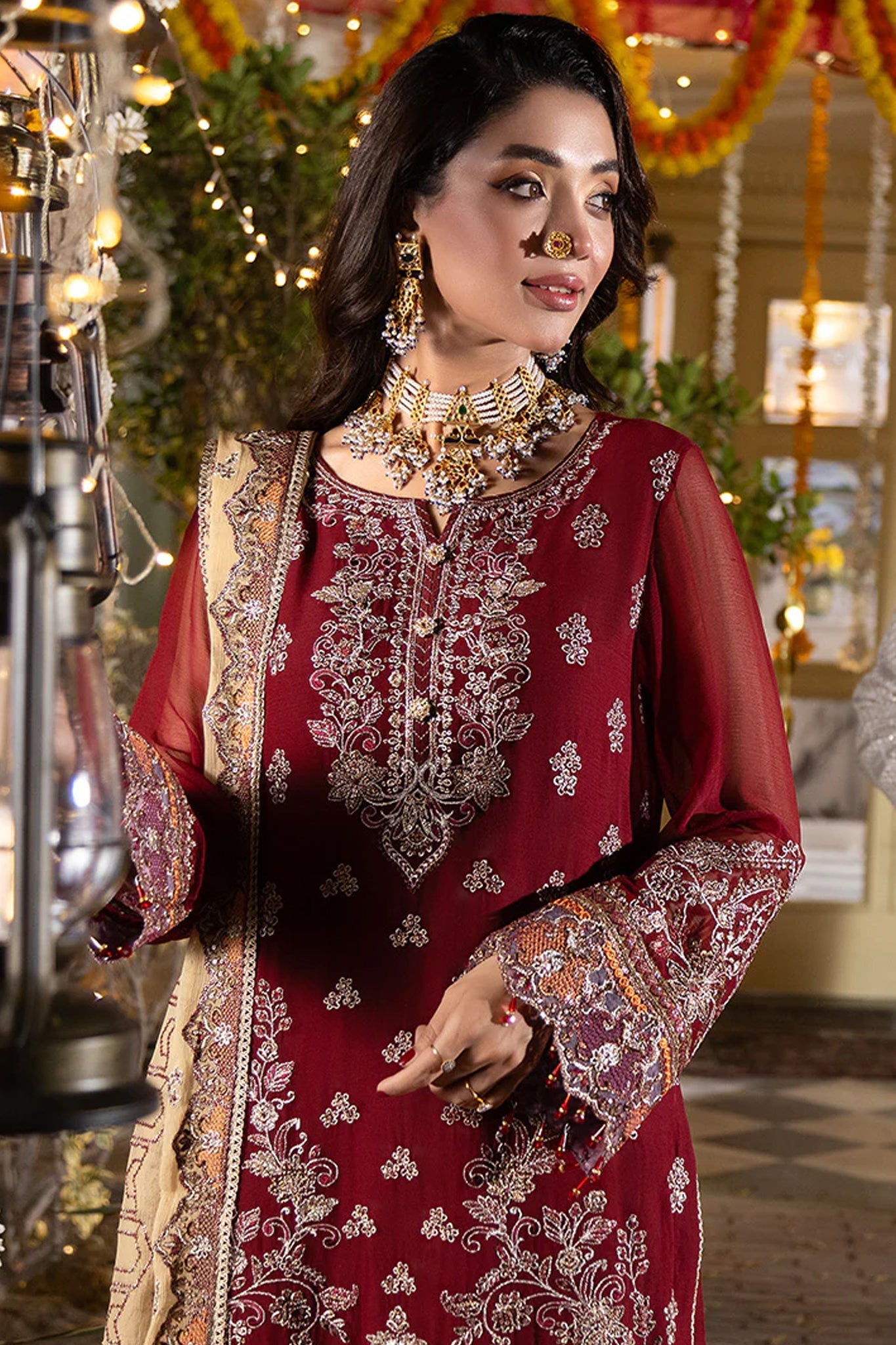 Shagun By Imrozia Serene Unstitched 3 Piece Luxury Formals Collection'2025-M-109-Hoorain