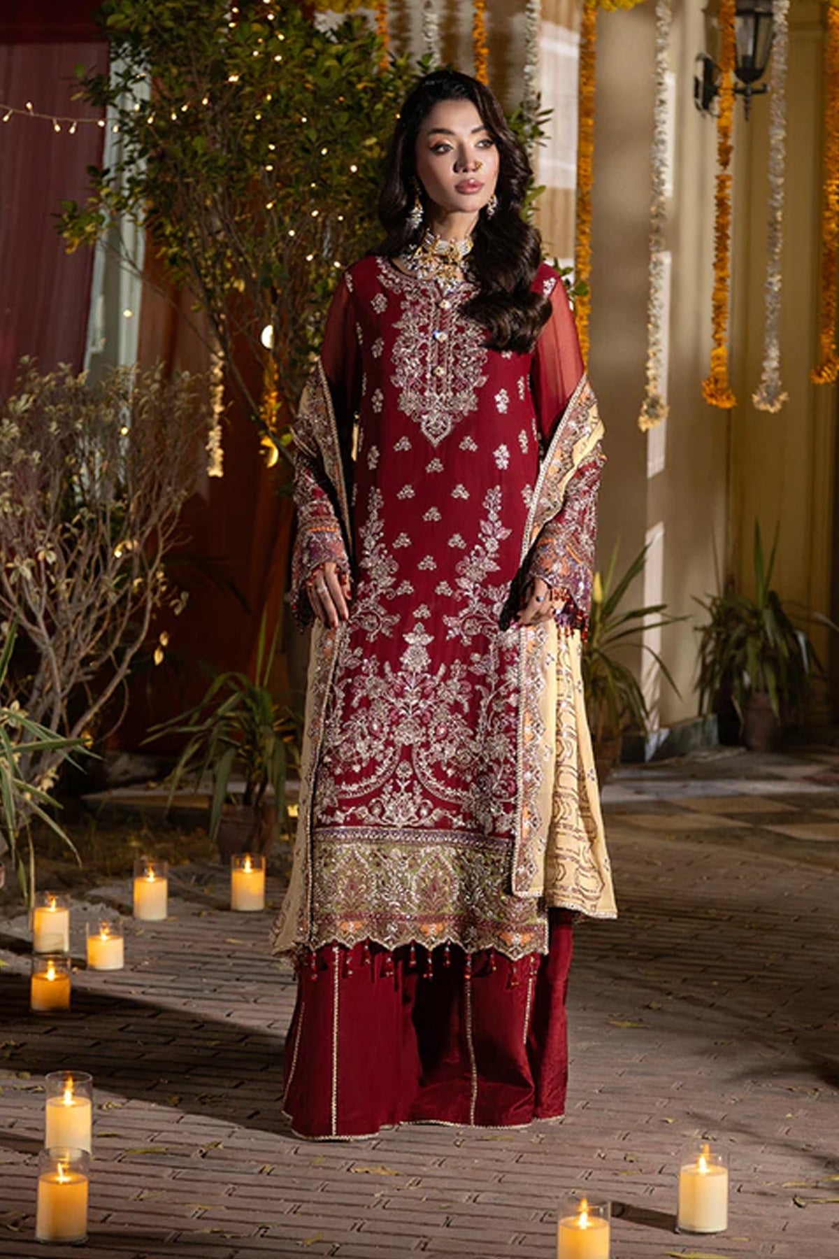 Shagun By Imrozia Serene Unstitched 3 Piece Luxury Formals Collection'2025-M-109-Hoorain