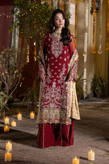 Shagun By Imrozia Serene Unstitched 3 Piece Luxury Formals Collection'2025-M-109-Hoorain