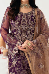 Minhal By Ramsha Unstitched 3 Piece Formals Vol-11 Collection'2024-M-1109