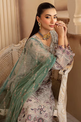 Minhal by Ramsha Unstitched 3 Piece Formals Vol-12 Suit-M-1202